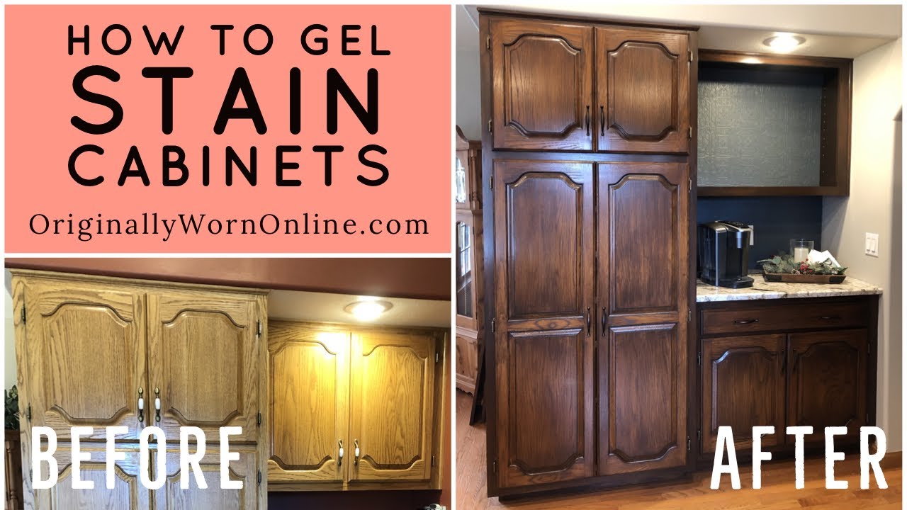 Can You Stain Kitchen Cabinets