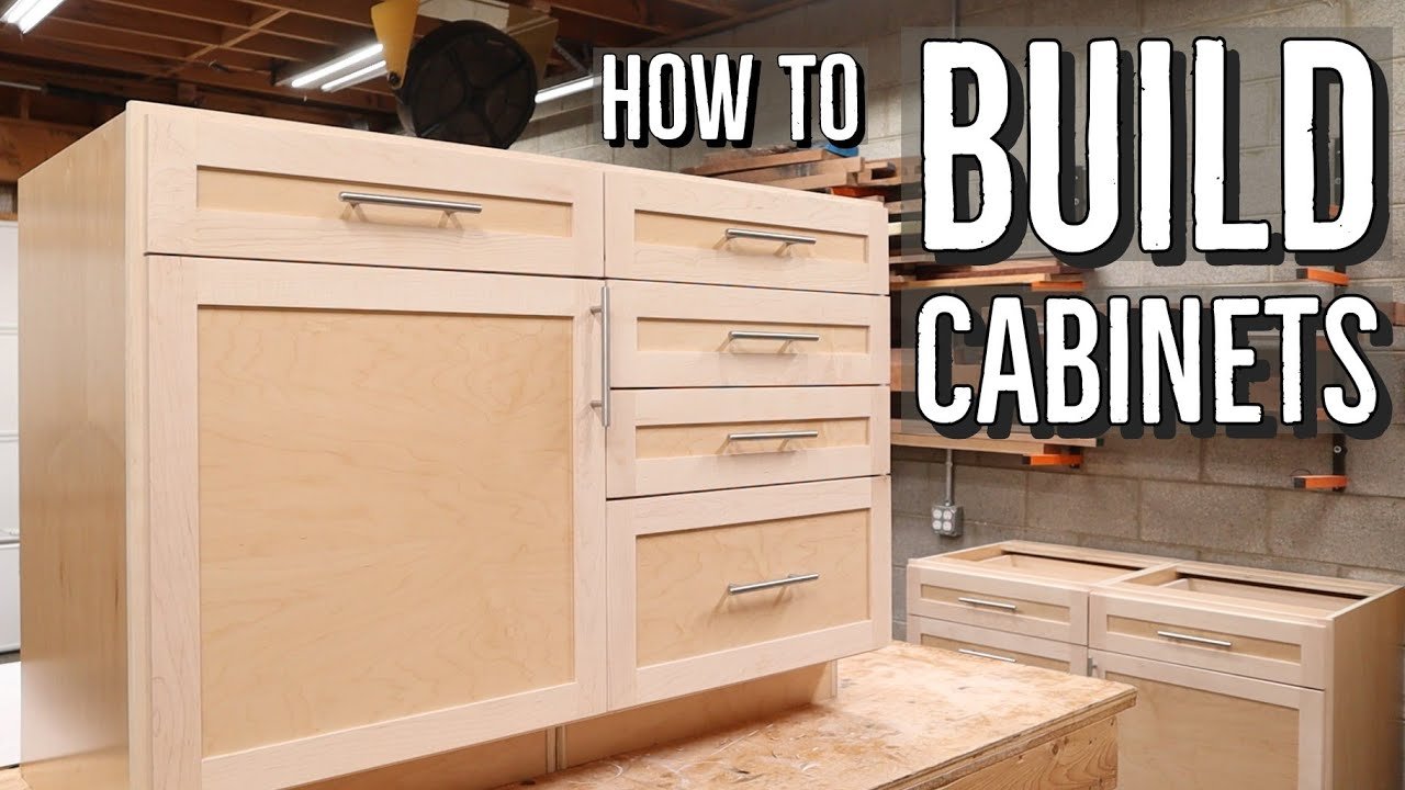 How to Build Kitchen Cabinets from Scratch Step by Step