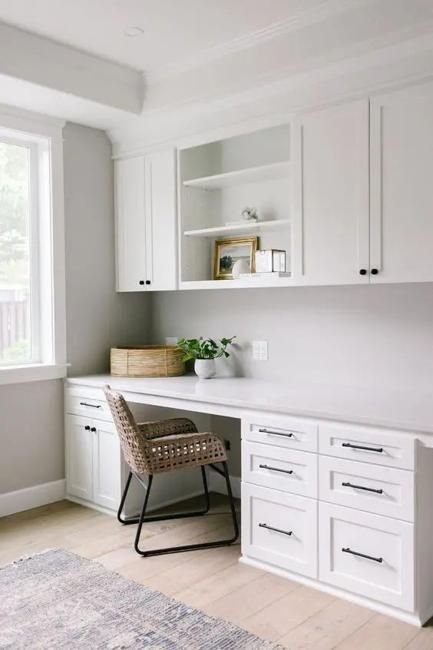 How to Use Kitchen Cabinets for a Home Office