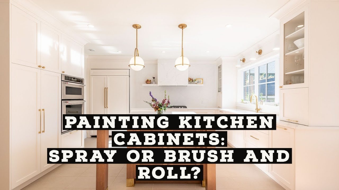 Should I Spray Or Roll Kitchen Cabinets